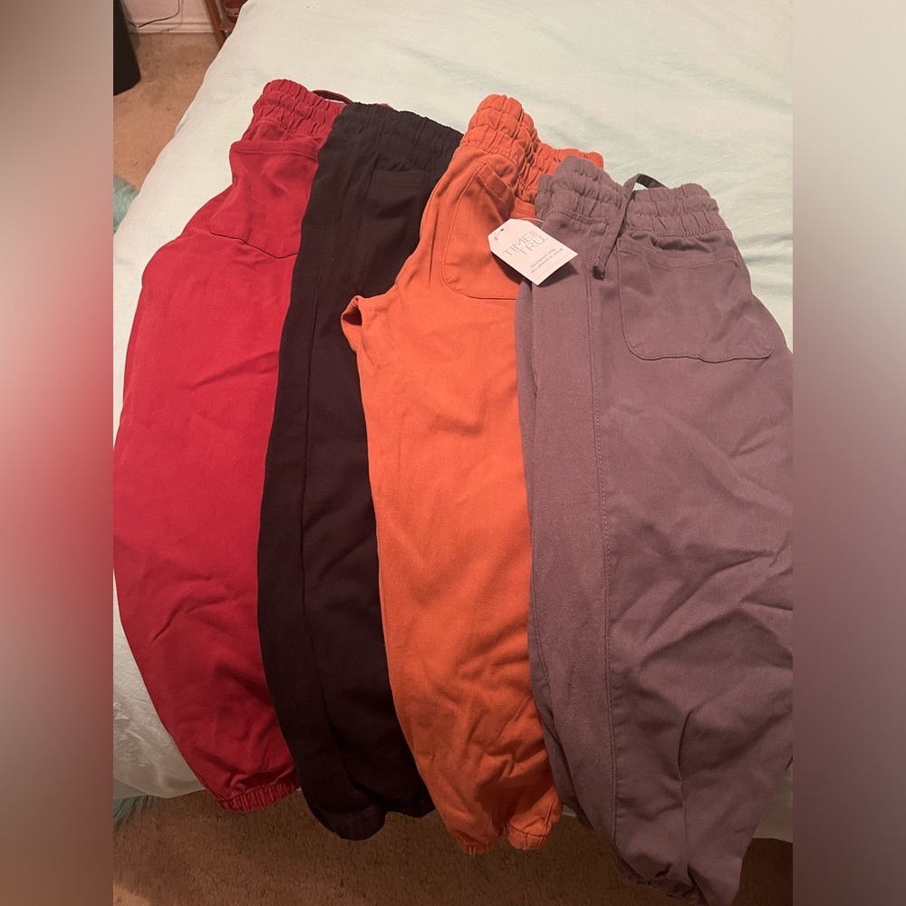 New Time and Tru Cargo Jogger Pants lot  Size S 3-4